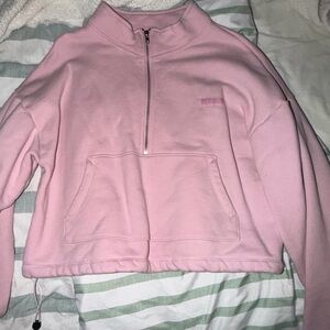 SET Active Light Pink Half-Zip Sweatshirt